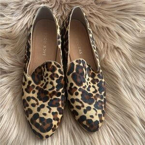 JACK ROGERS LADIES LEOPARD LOAFERS.